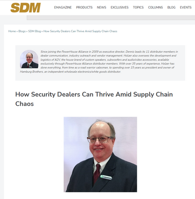 How Security Dealers Can Thrive Amid Supply Chain Chaos - SDM